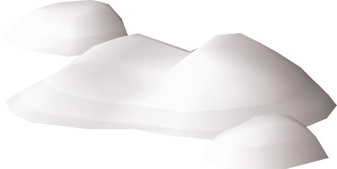 Scuffed snow