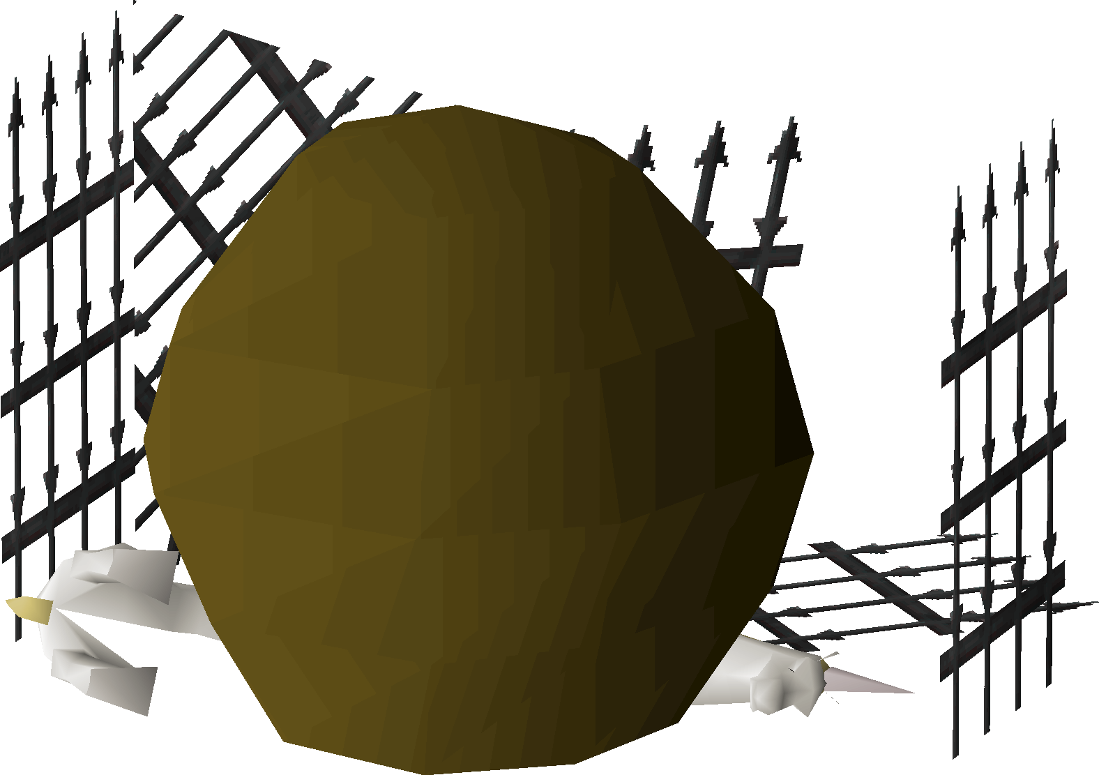 Smashed cage