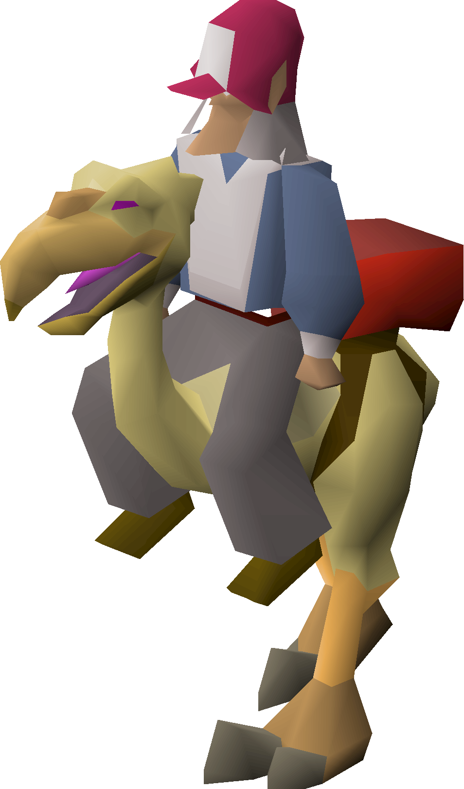 Mounted terrorchick gnome