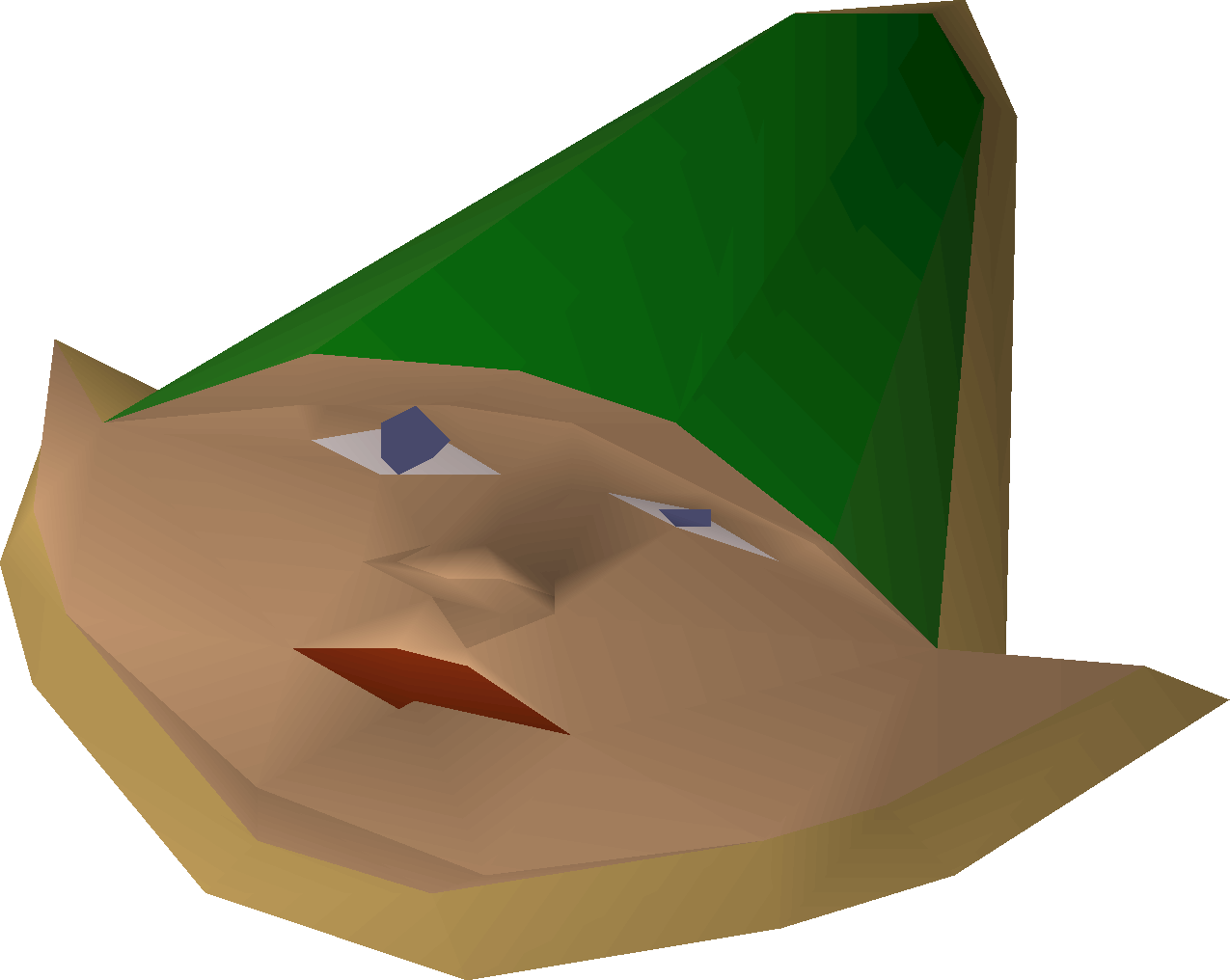 Green gingerbread shield