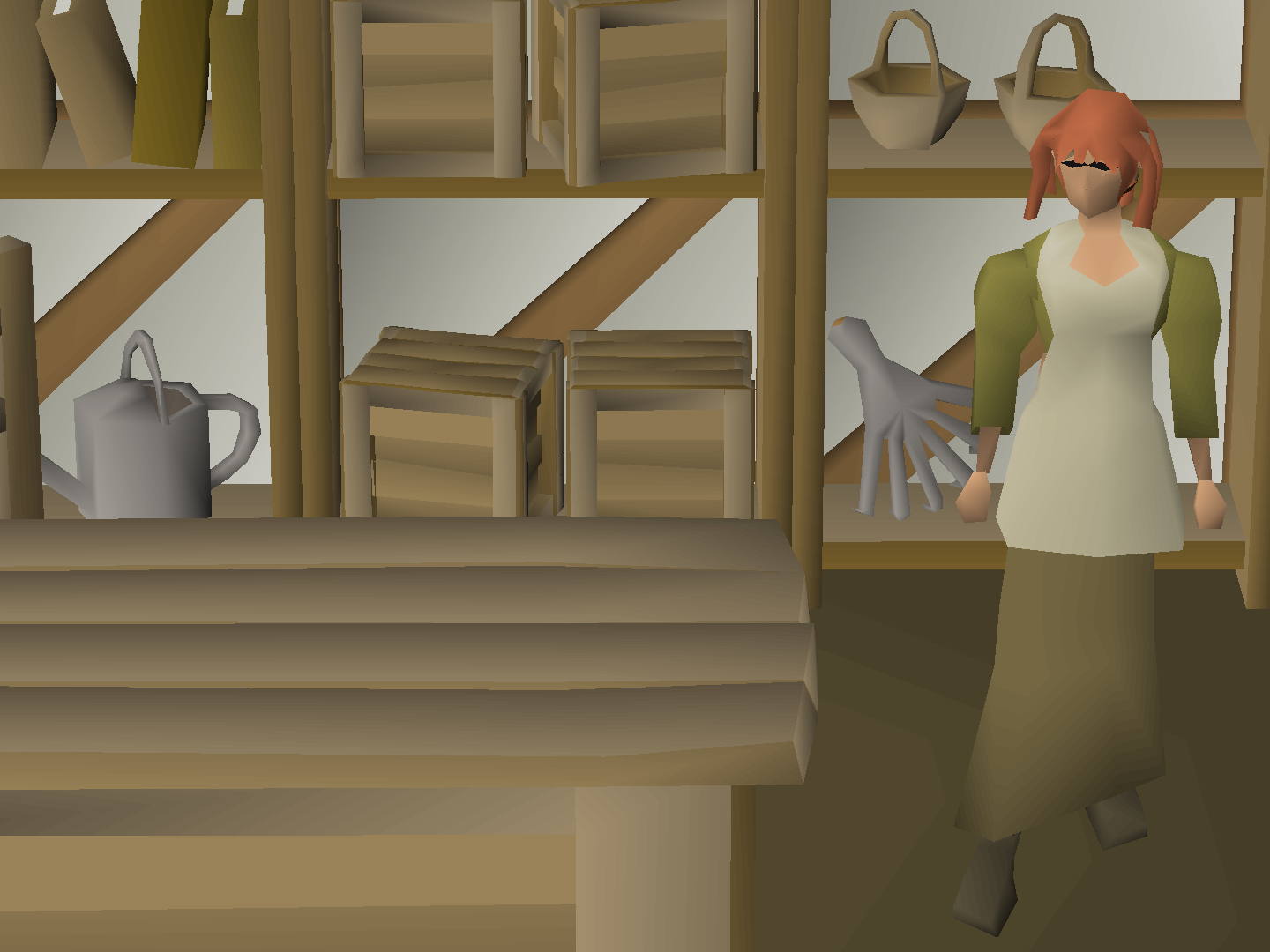 Vanessa's Farming shop.