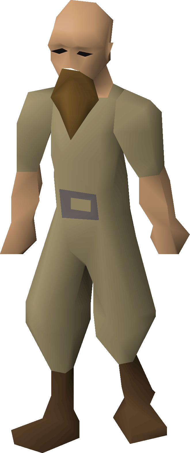 Riki the sculptor's model