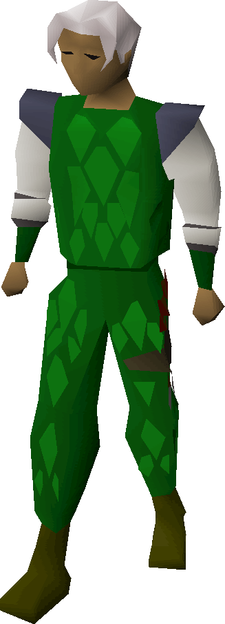 Green dragonhide armour