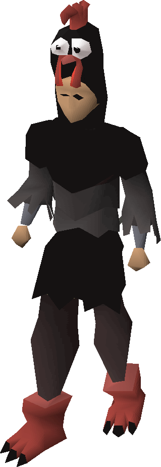 Evil chicken outfit