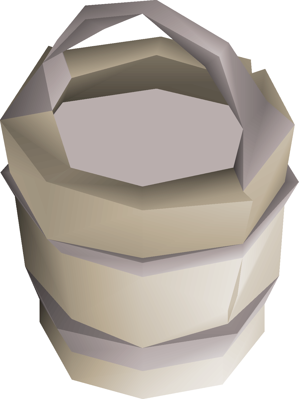 Big bucket of frozen camel milk