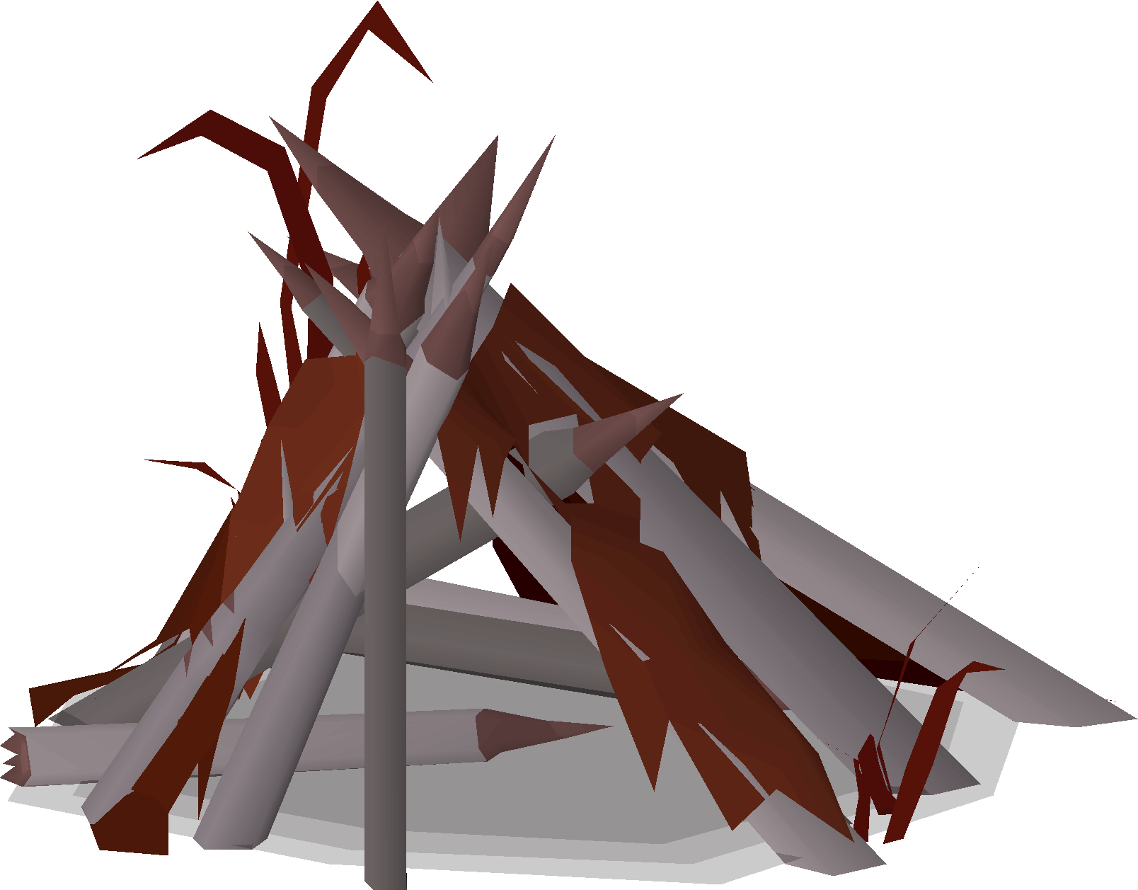 Shelter remains