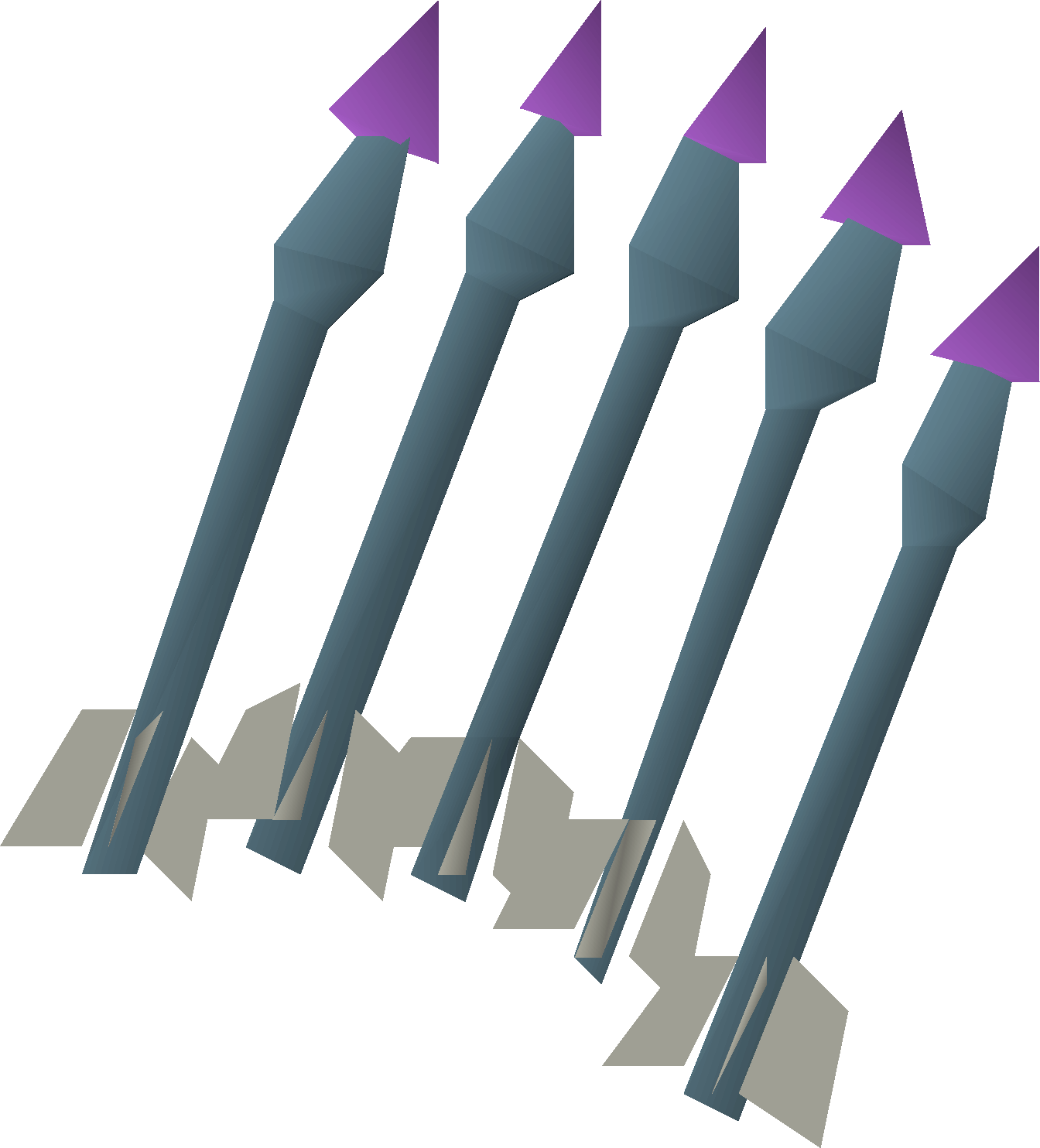 Gem tipped bolts