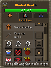 Depicts the UI button for the "Stop following Captain's target" order