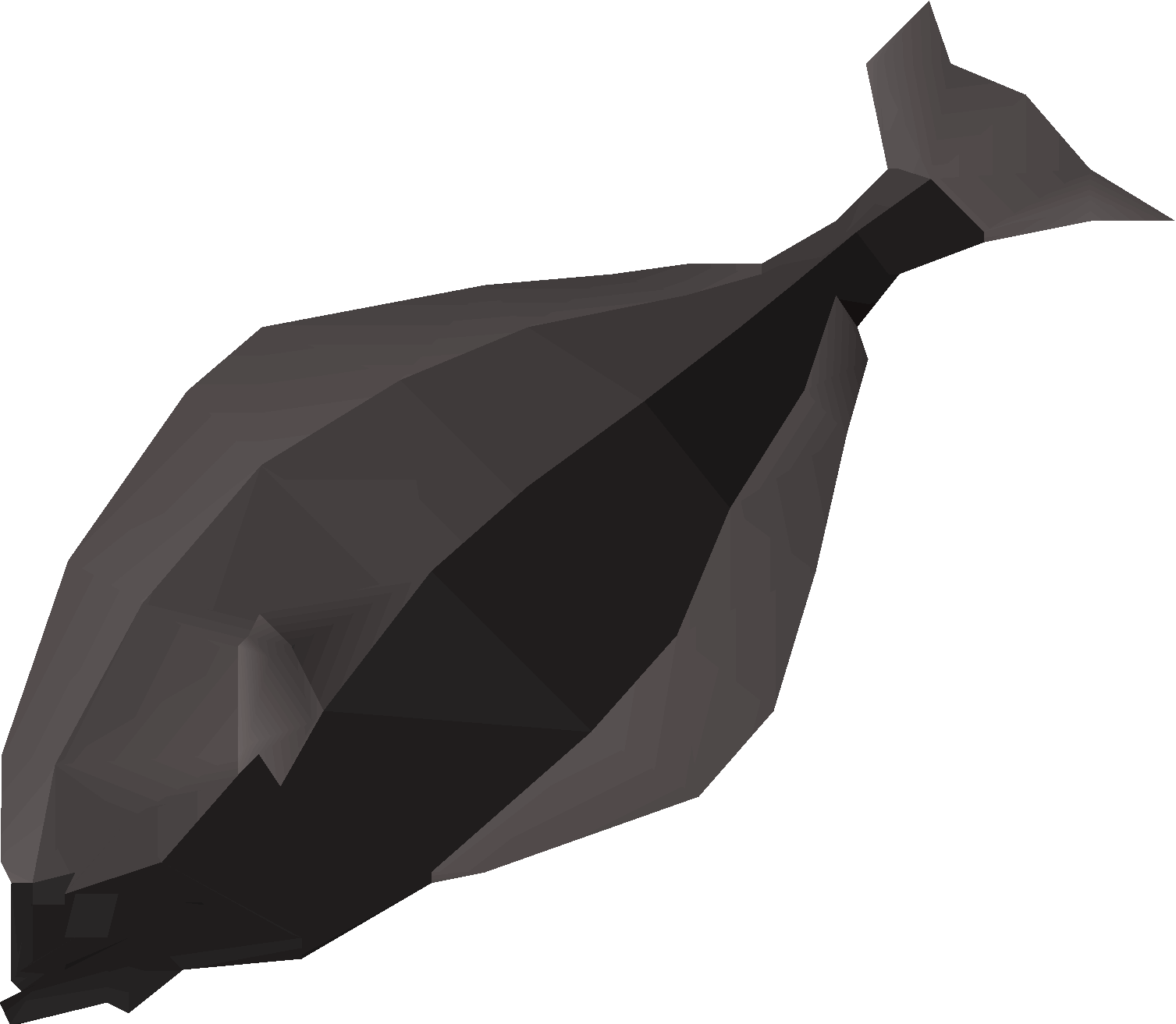 Burnt halibut