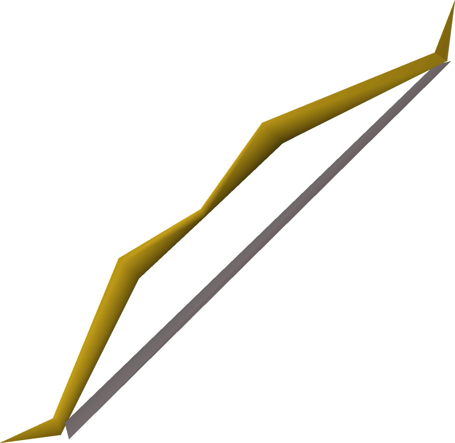 Signed oak bow