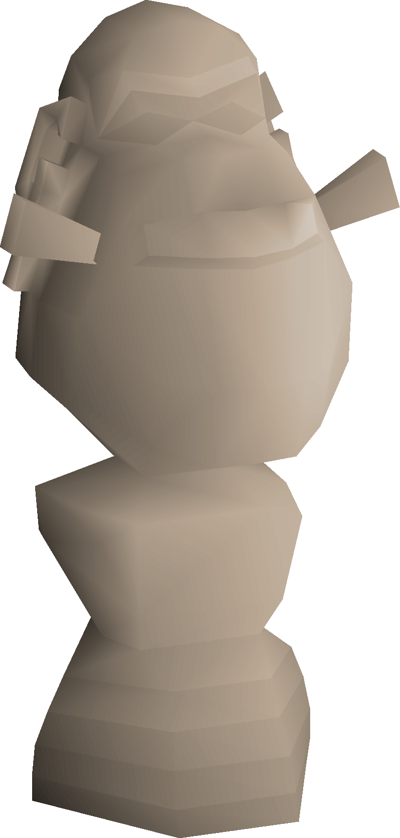 Mysterious statue