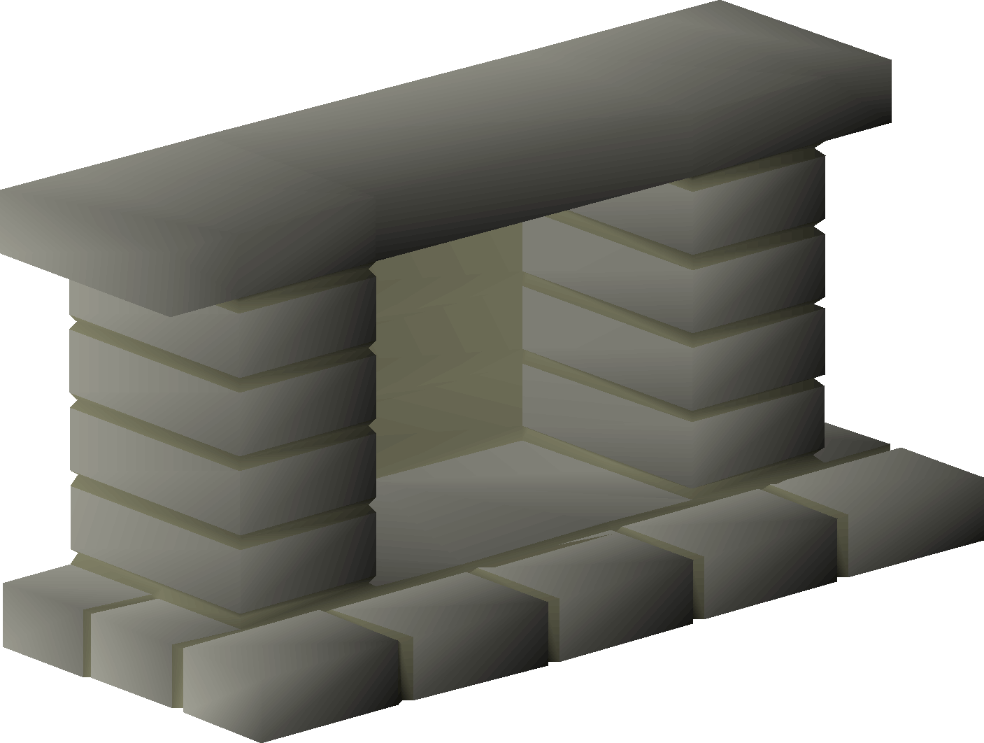 Stone fireplace (interface item)