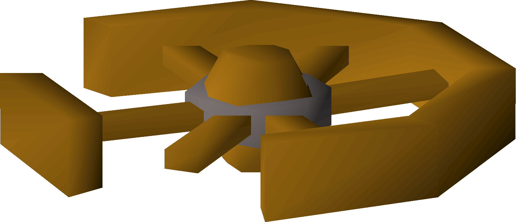 Broken cart wheel