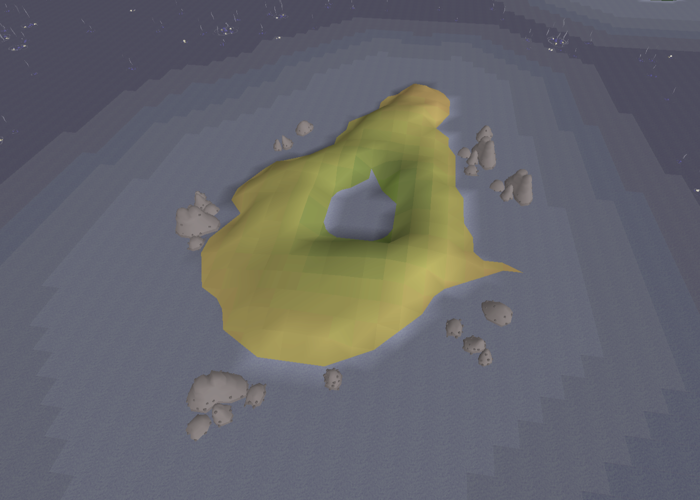 Unnamed island (west of the Mushroom Meadow)