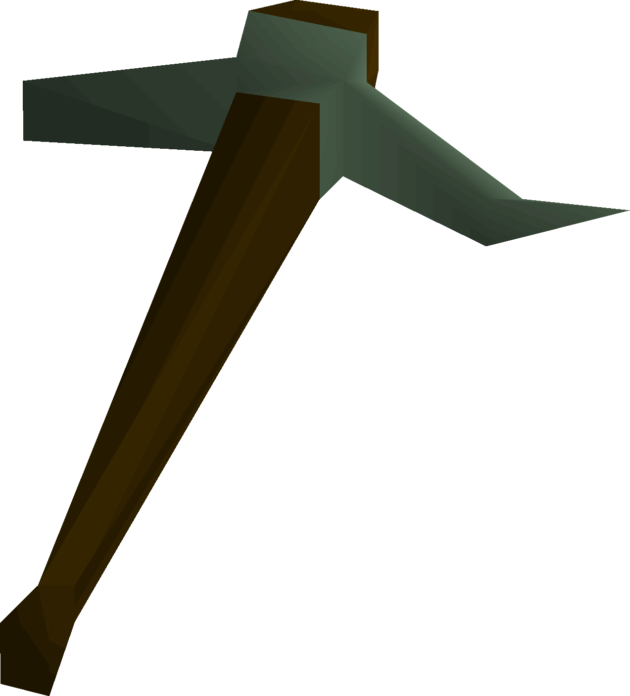 Broken pickaxe (adamant)