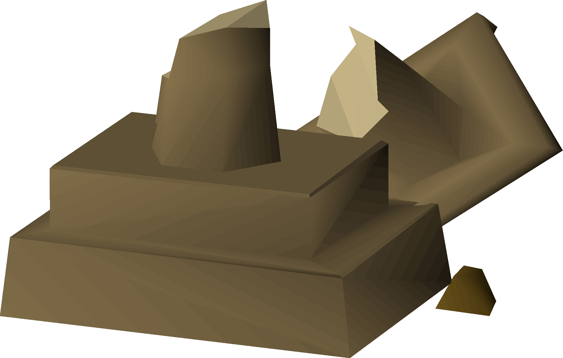 Broken lectern