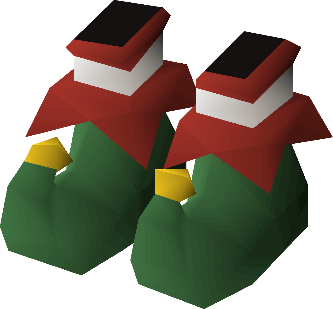 Festive elf slippers