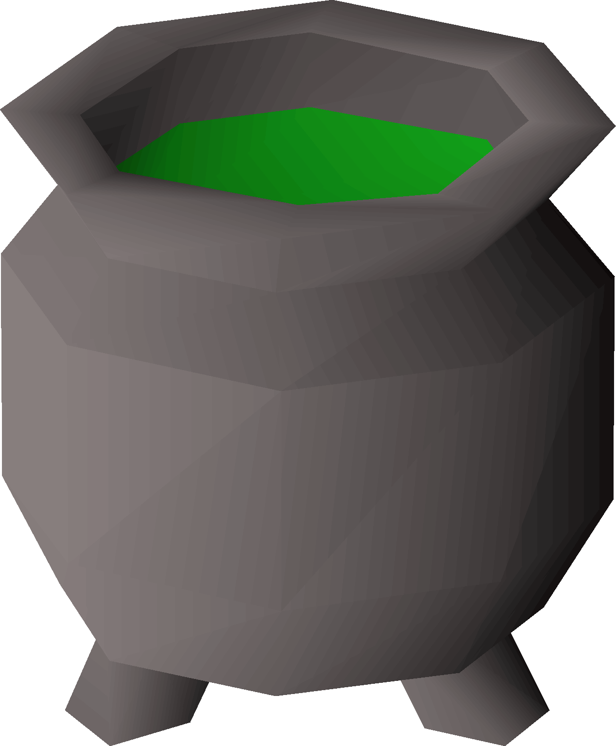 Cauldron of water & cabbages