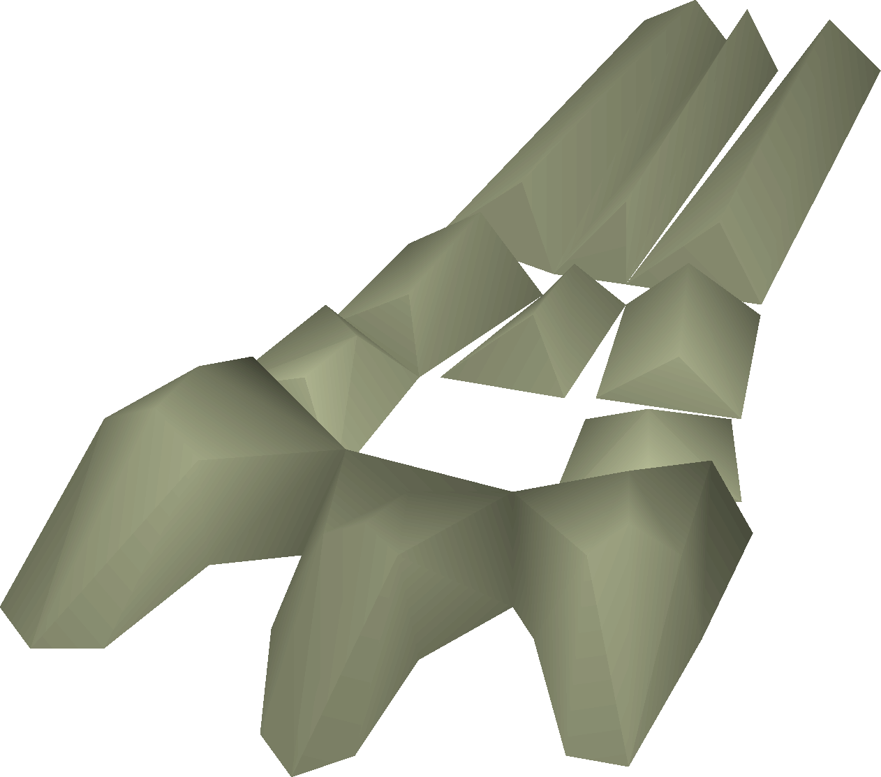 Rare fossilised limbs