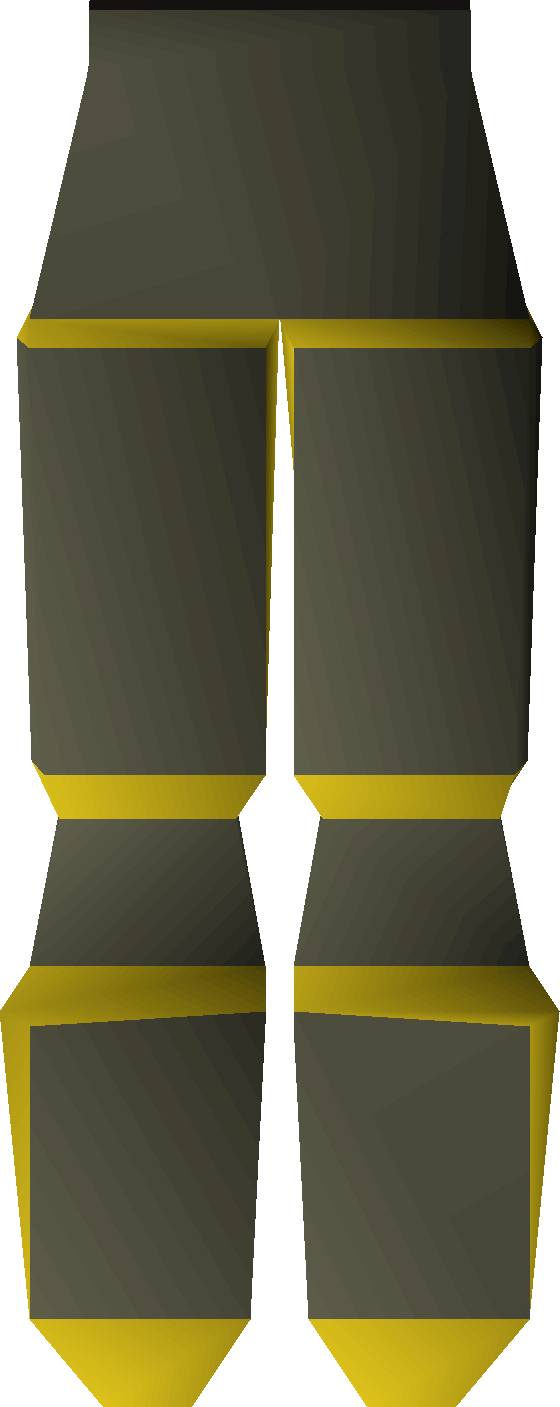 Golden prospector legs