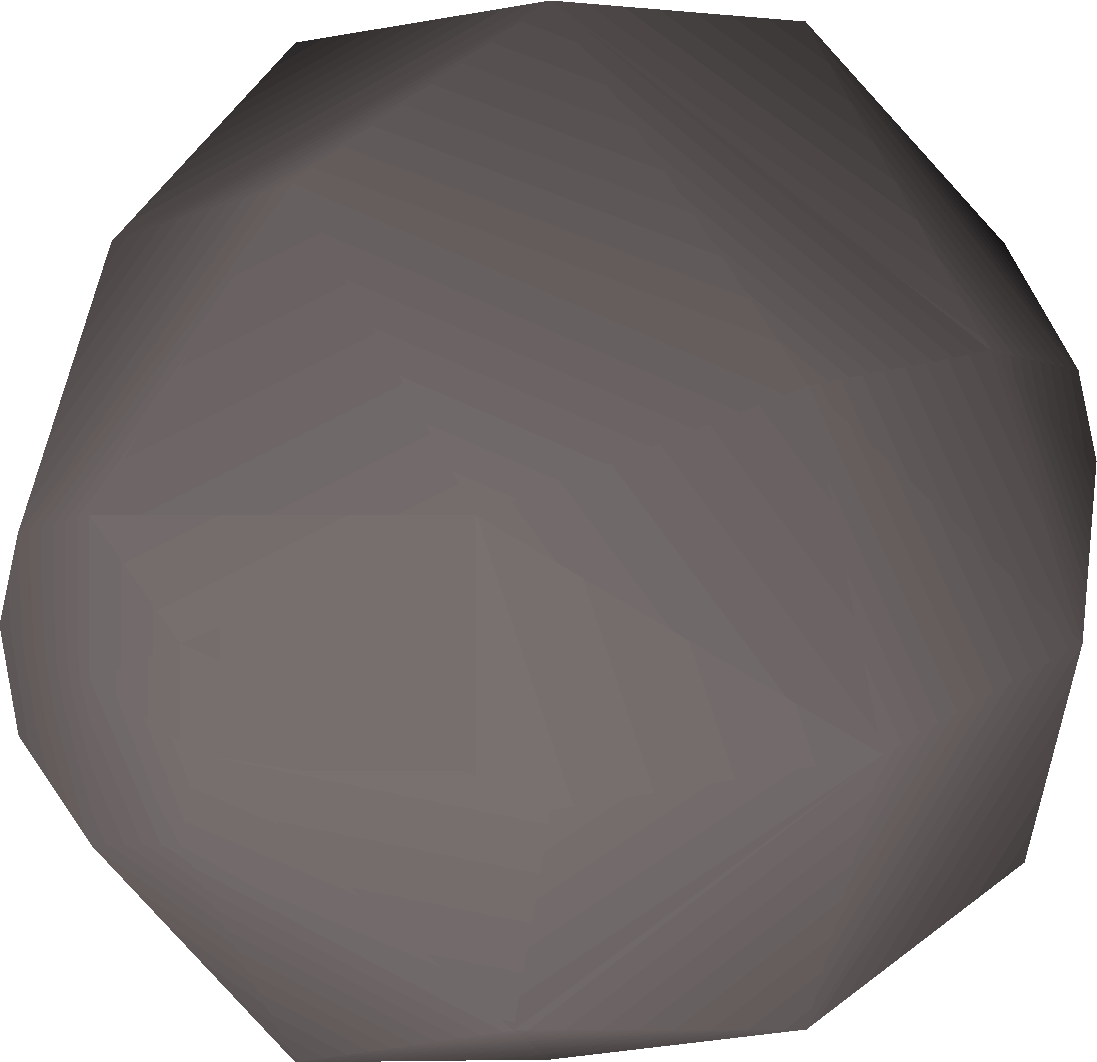Iron cannonball