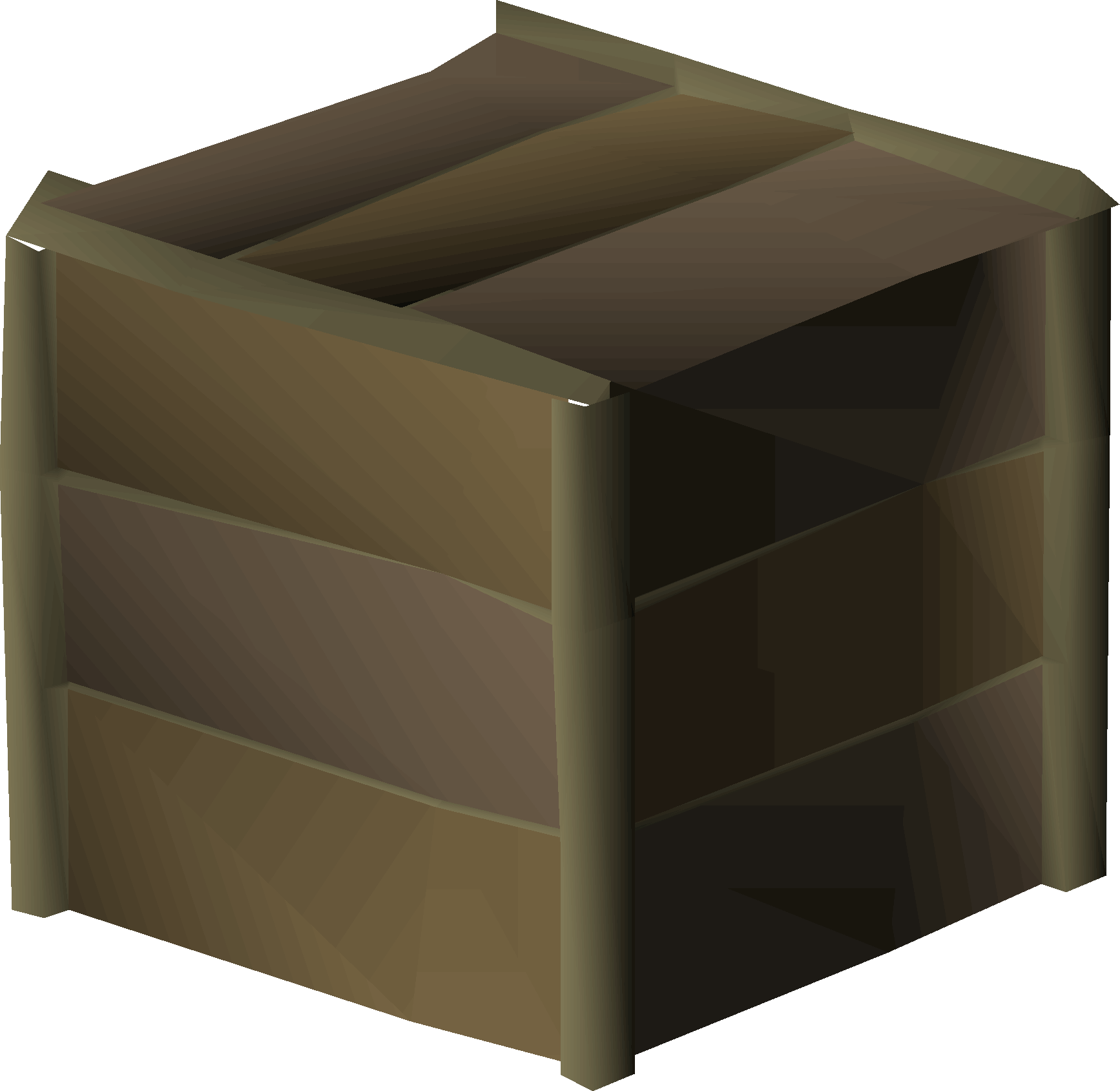 Crate with zanik