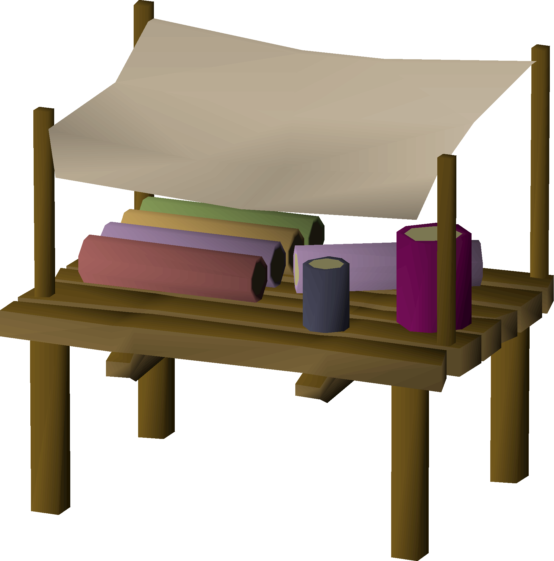 Silk stall