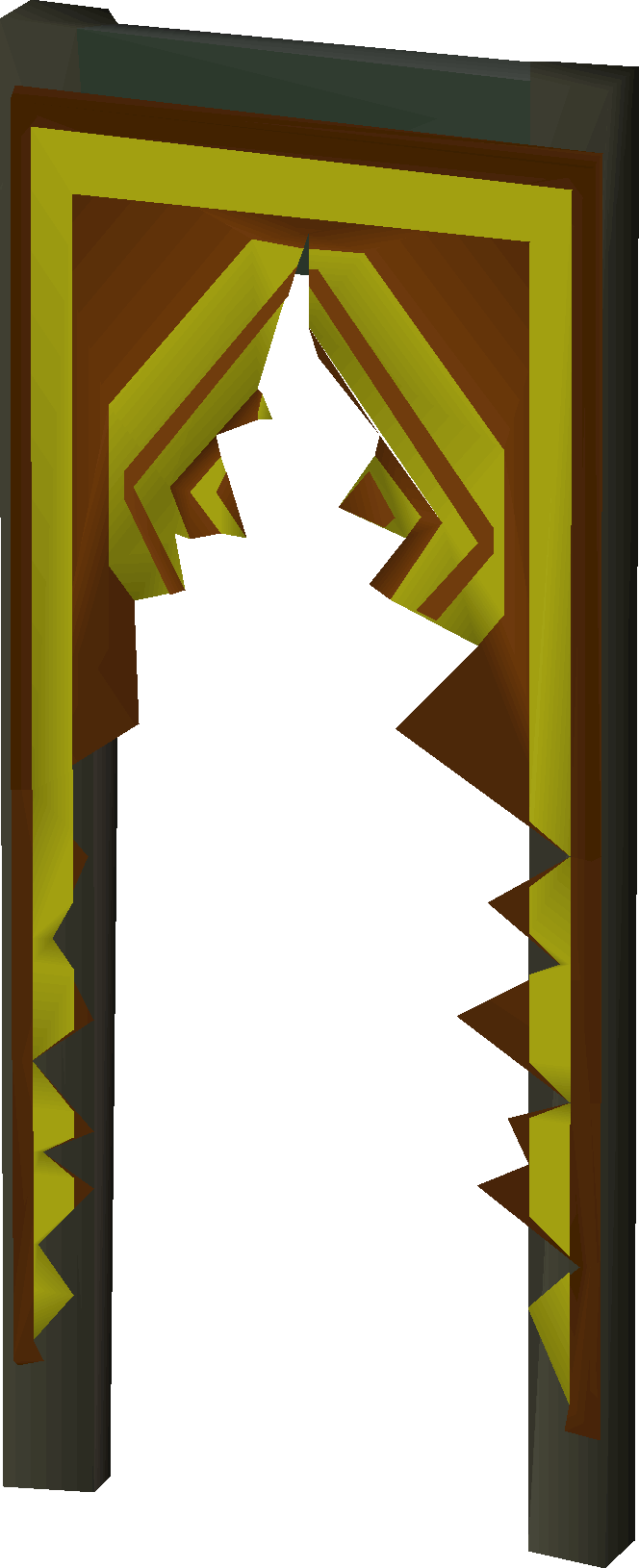 Slashed tapestry