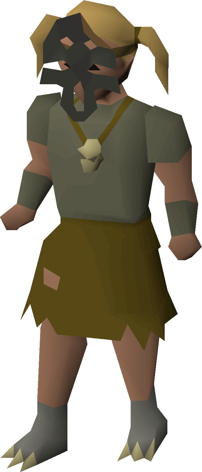 Costumed child
