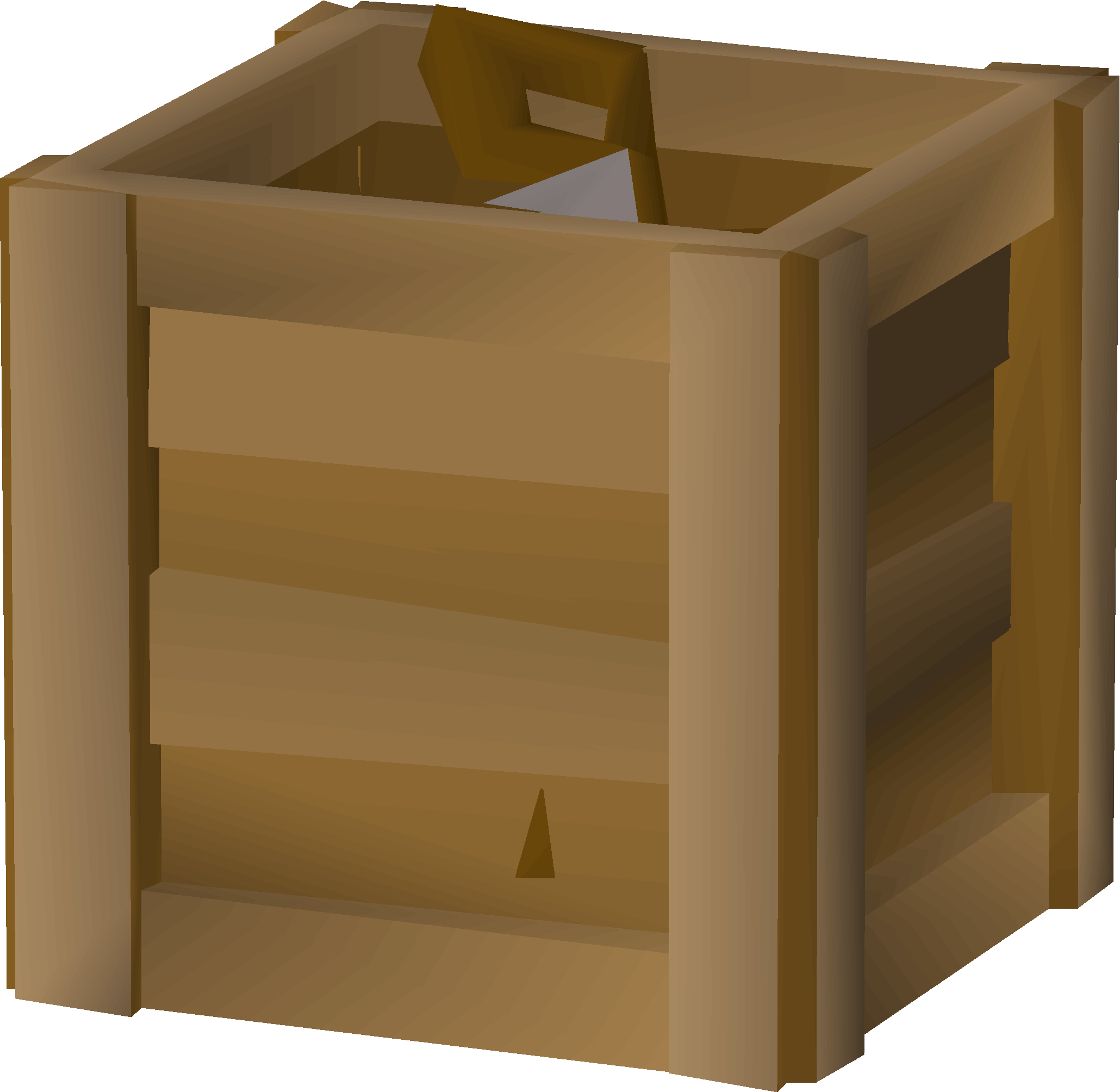 Crate of saws