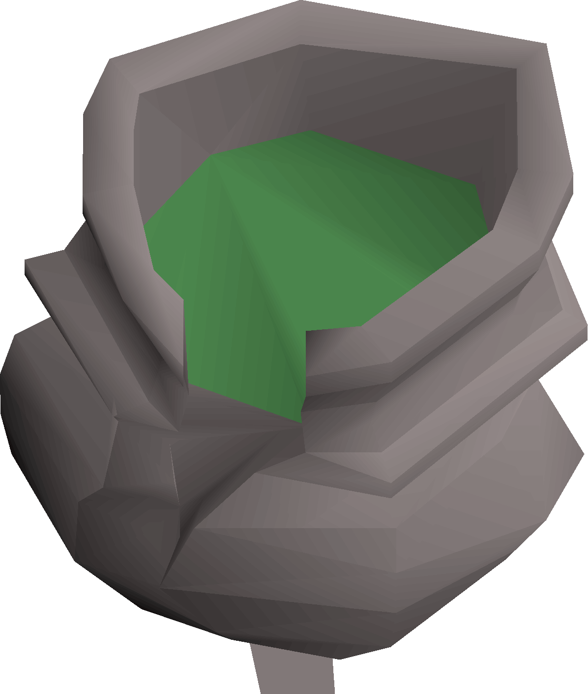 Broken cauldron