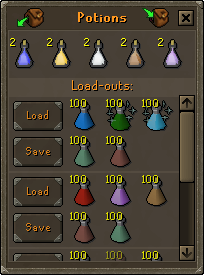 The configuration interface in the bank.