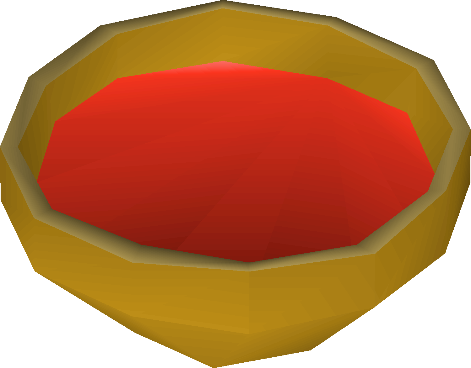 Bowl of red water