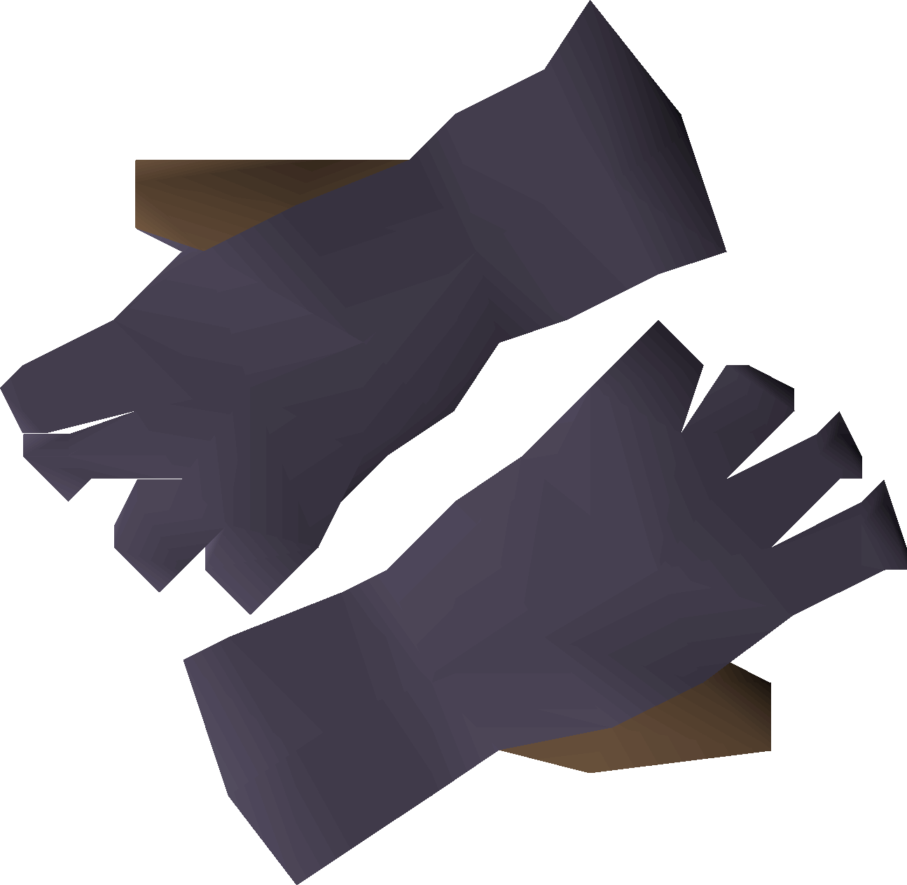 Ancient ceremonial gloves