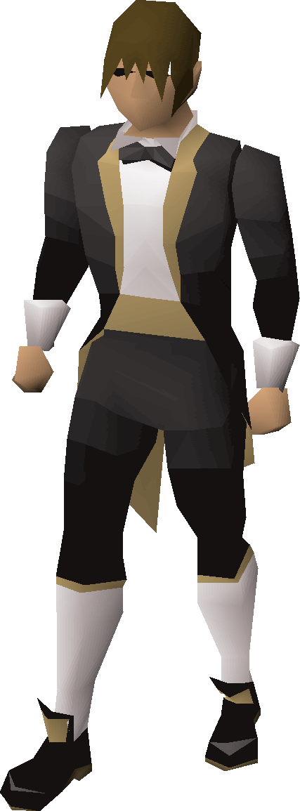 Dark tuxedo outfit