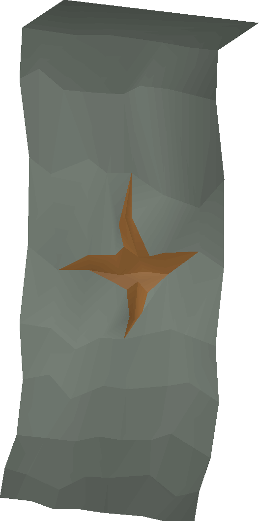 Clay ore vein