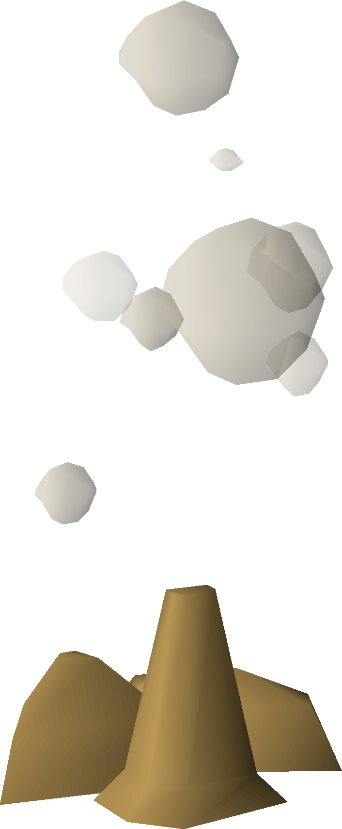 Rocks (clay, gas)