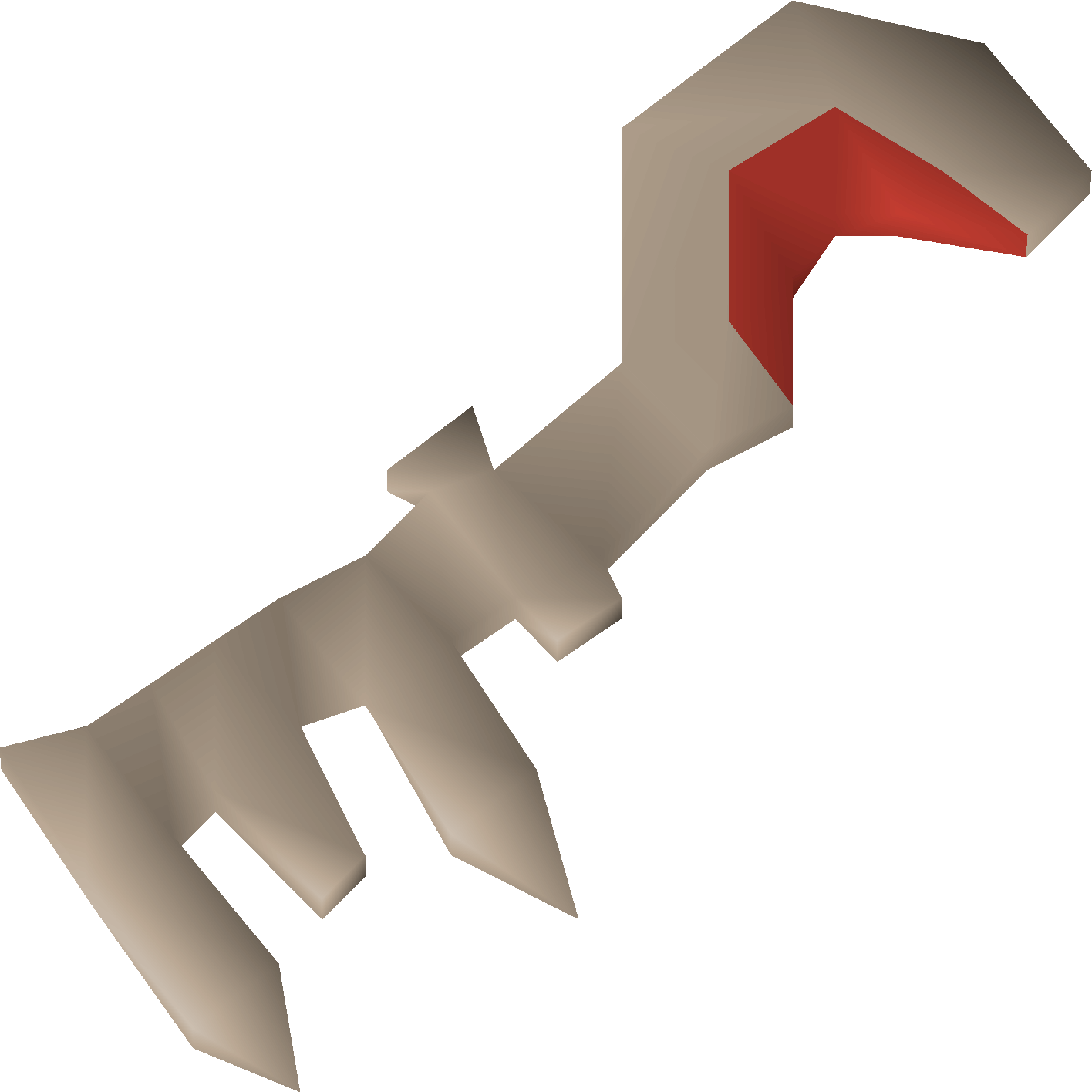 Crescent moon key