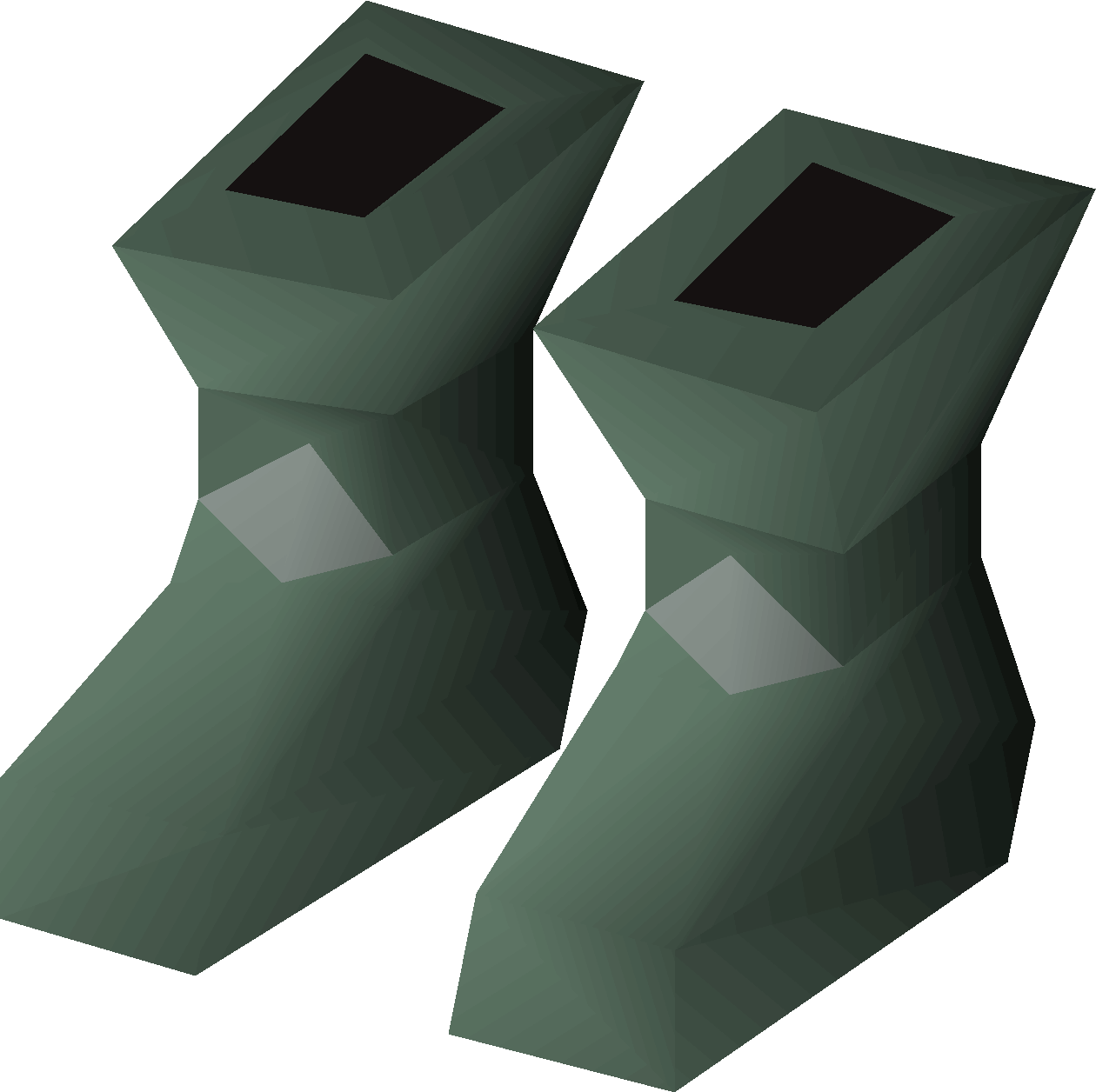 Crystal glider's shoes