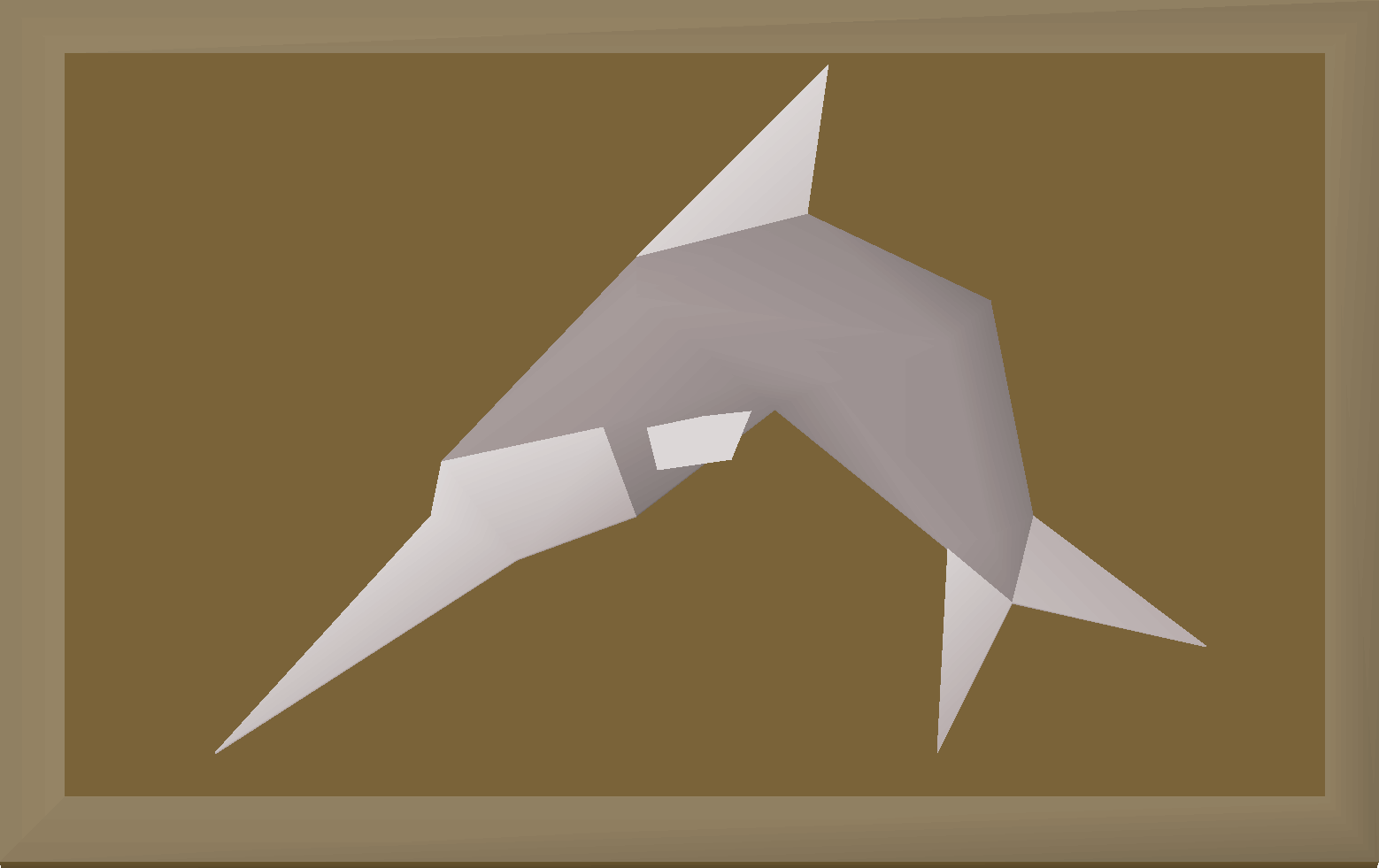 Mounted swordfish