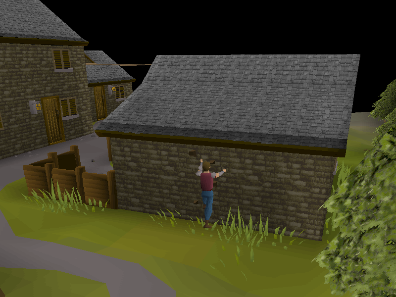 Rough wall (Draynor Village Rooftop Course)