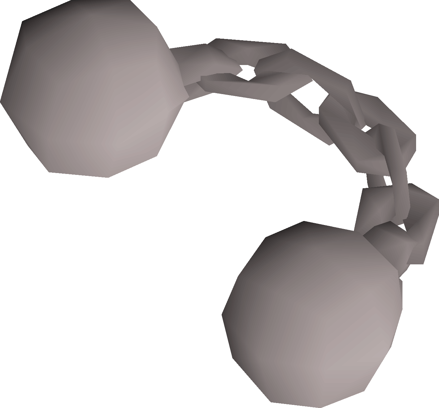 Steel chainshot cannonball