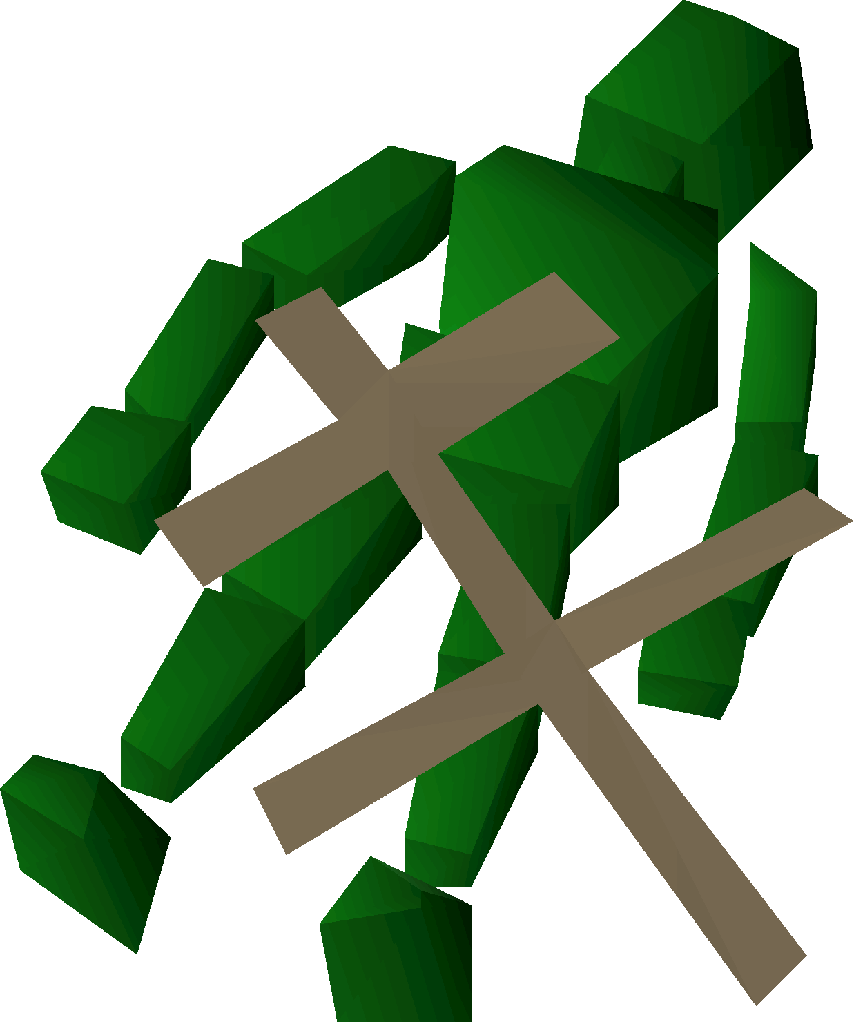 Green marionette (strung)