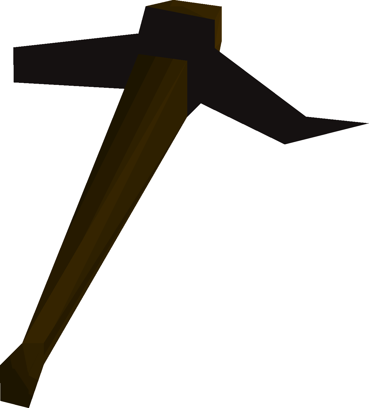 Broken pickaxe (black)