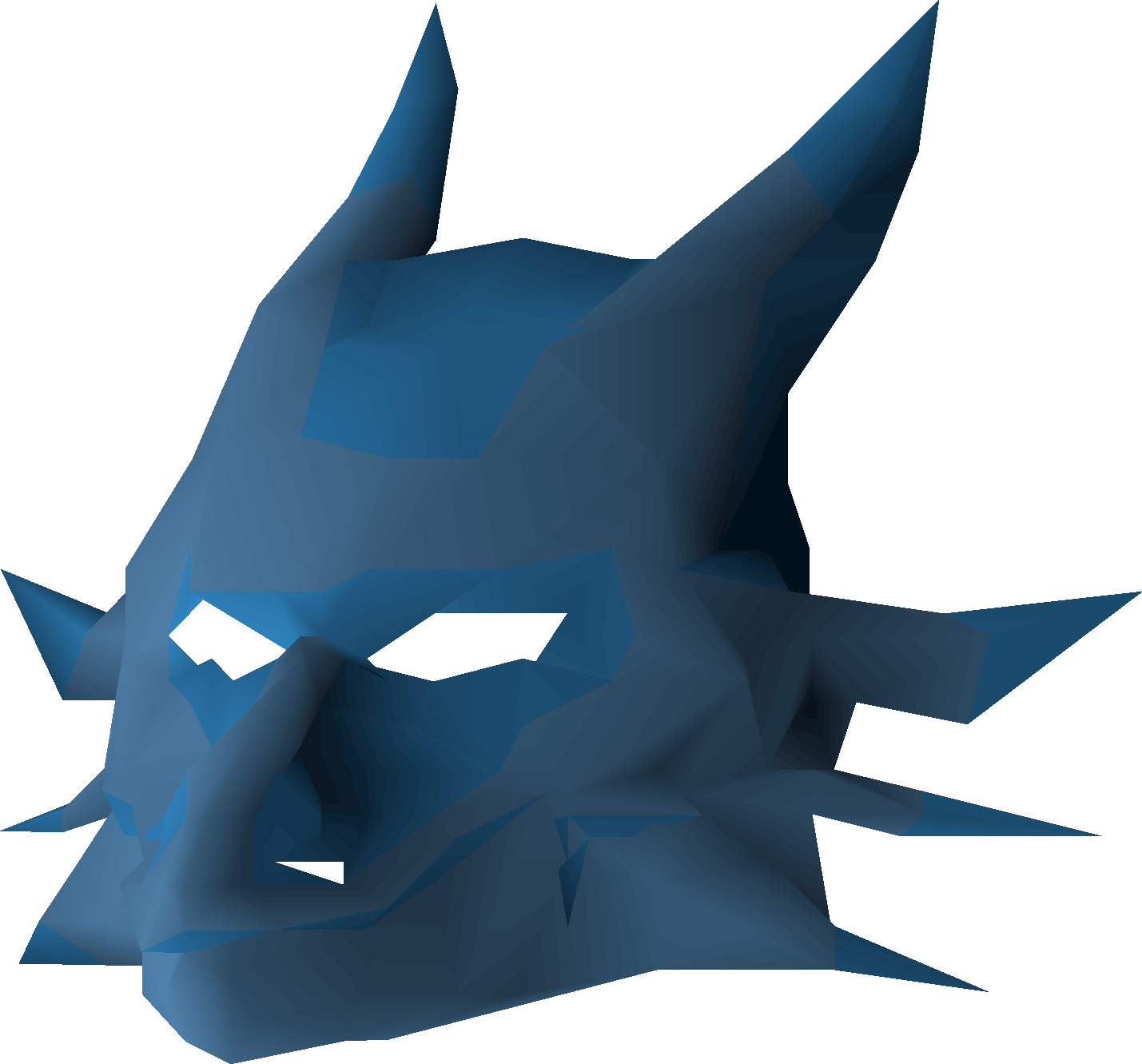 Blue dragon mask