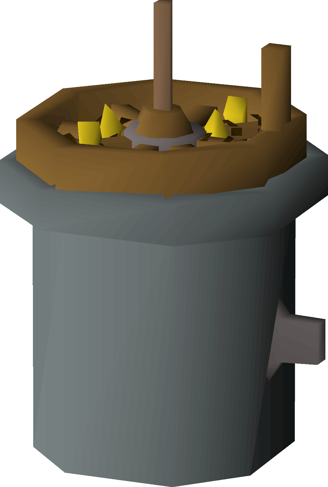 Frozen churning machine (scenery)