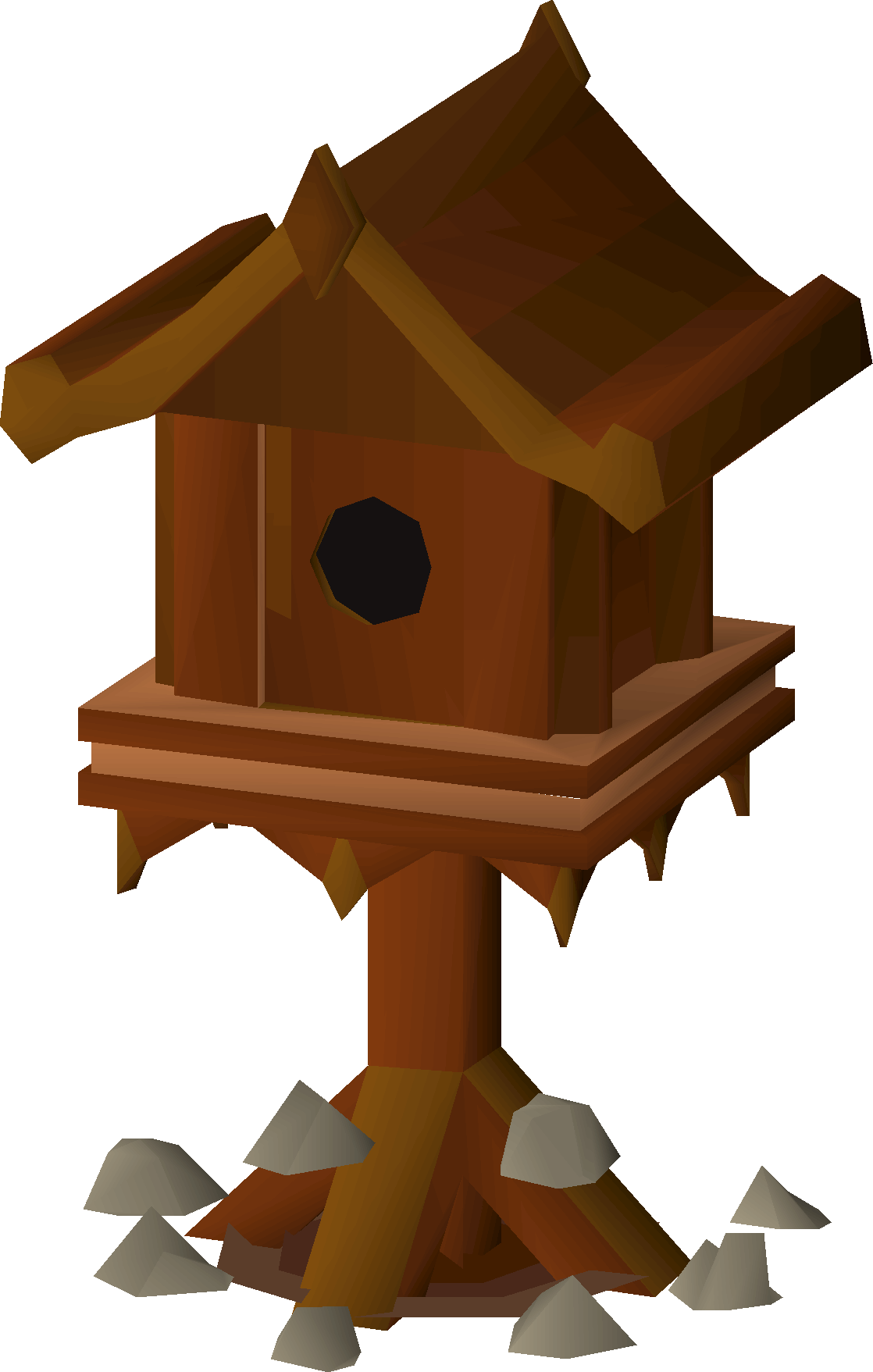 Redwood birdhouse