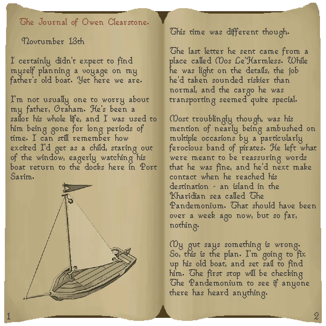 Entry 1, Page 1