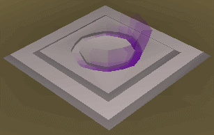 A teleport focus' animation.