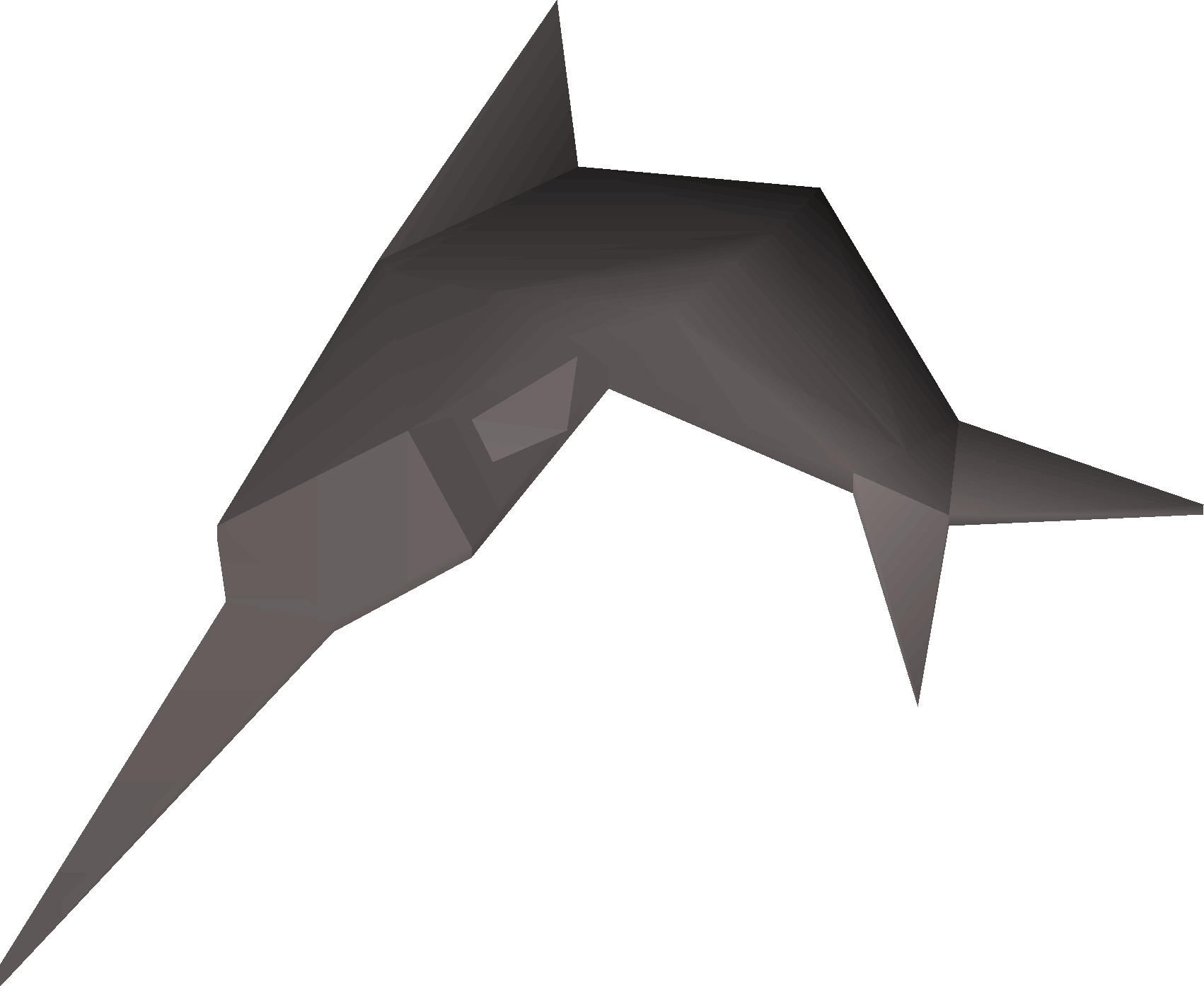 Burnt swordfish